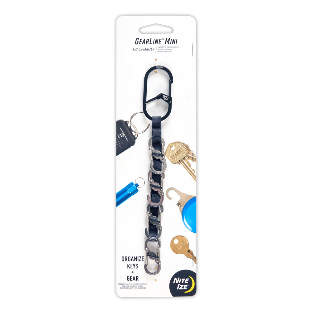 Nite Ize GearLine Mini Key Organizer keeps keys neatly aligned for quick access