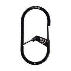 Nite Ize GS3-01-R6 inner gate close-up showing added security with two gates.