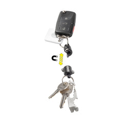 Nite Ize KeyRing 360 interlocking housing closeup emphasizes secure connection.