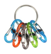 Nite Ize Key Ring Locker with stainless steel ring for organized keys