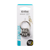 Nite Ize Microlink keyring overview with four carabiners for organized keys.