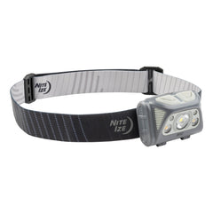 Nite Ize Radiant RH2 power-switch beam setup demonstrates dual-mode capability for spot and flood lighting
