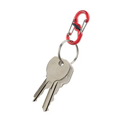 Nite Ize S-Biner MicroLock clips to pet collars for quick access.