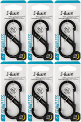 Nite Ize S-Biner Size 3 closeup with dual springs for secure items.