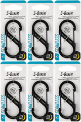 Nite Ize S-Biner Size 3 closeup with dual springs for secure items.