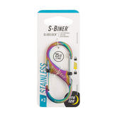 Nite Ize S-Biner SlideLock size 3 close-up showing dual gates for secure clipping