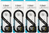 Nite Ize SB4-03-01 dual-gate stainless steel carabiner for secure key and gear connections.
