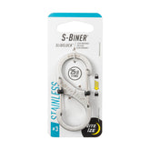 Nite Ize Size-3 S-Biner SlideLock with locked gates secures keys easily.