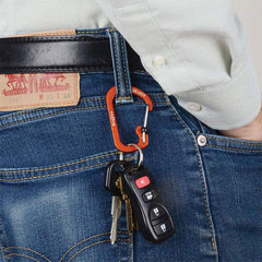 Nite Ize Size-3 S-Biner SlideLock's slim profile fits in pockets and packs.