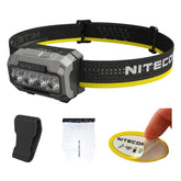 Nitecore HA23 UHE headlamp front view for reliable hands-free lighting