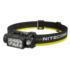 Nitecore HC65 UHE beam-distance view showing long-range reach for nighttime tasks.