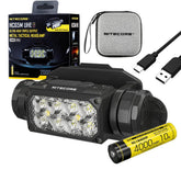Nitecore HC65M UHE headlamp compact design for convenient outdoor carry