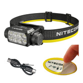 Nitecore HC75 headlamp with wide flood beam for versatile outdoor maintenance.