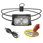 Nitecore NU25 headlamp compact design for everyday carry and camp setup.