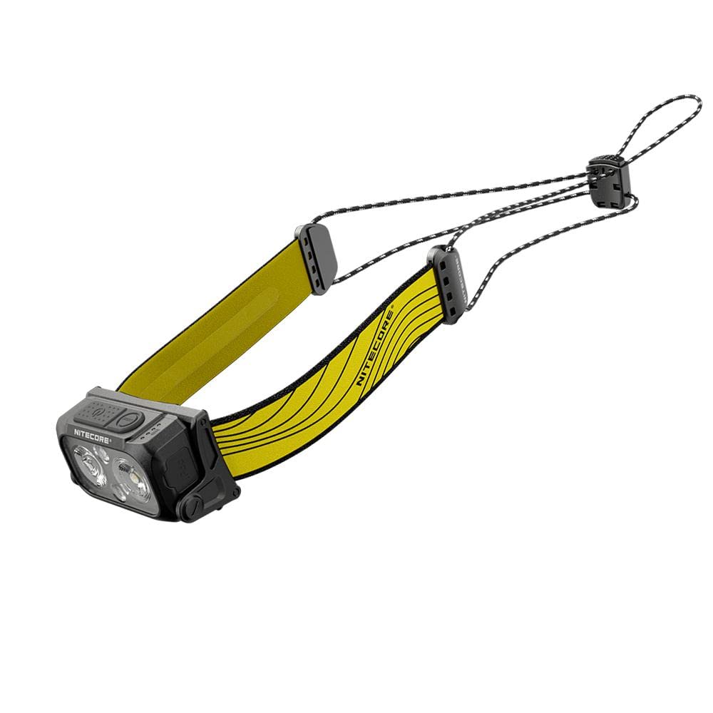Nitecore NU25 headlamp front view for hands-free night hikes.