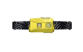 NITECORE NU25 main beam delivering 360 lumens for outdoor visibility and long throw.