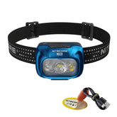 Nitecore NU31 headlamp front view for hands-free adventures.