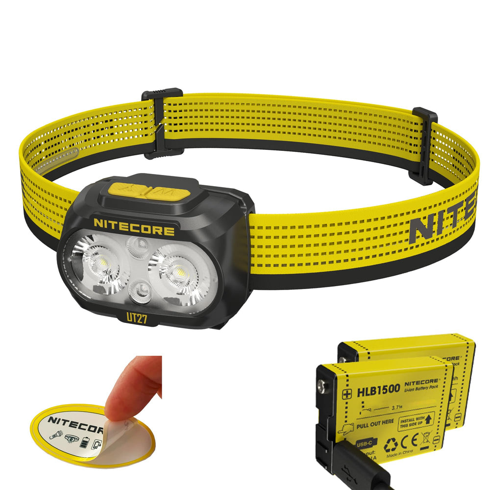 Nitecore UT27 MCT Pro headlamp beam powers night trail visibility