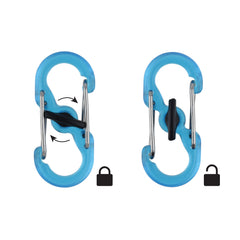 Locking lever enables easy twist-to-lock operation for secure organization.