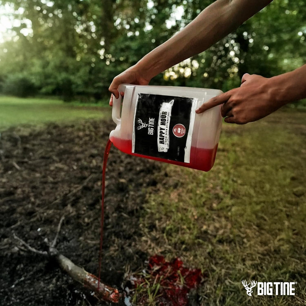 Pour-over use on ground, stumps, or corn