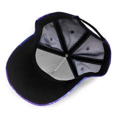 NiYoung Galaxy Cap, close-up, 100% polyester soft material for all-day comfort.