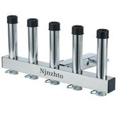 Njnzhto stainless steel hitch rod holder mounted on a 2-inch hitch receiver