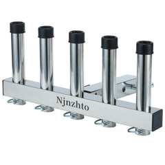 Njnzhto stainless steel hitch rod holder mounted on a 2-inch hitch receiver