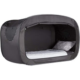 NKM twin bed canopy indoor tent open setup for quick privacy.