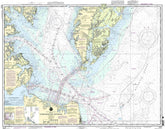 NOAA 12221 Chesapeake Bay Entrance chart overview for broad navigation planning.