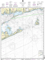 NOAA 13205 Block Island Sound chart image highlights up-to-date coastal details for mariners
