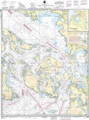 NOAA 18421 chart of Juan de Fuca to Georgia, Drayton Harbor—ideal for coastal navigation planning