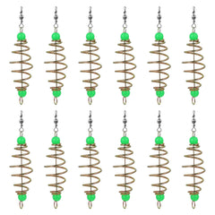 NOLITOY olive-shaped fishing feeder bait cage close-up