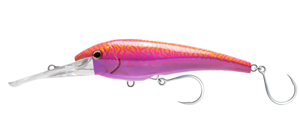Nomad Design DTX Minnow 165 pink lava lure ready for deep trolling action