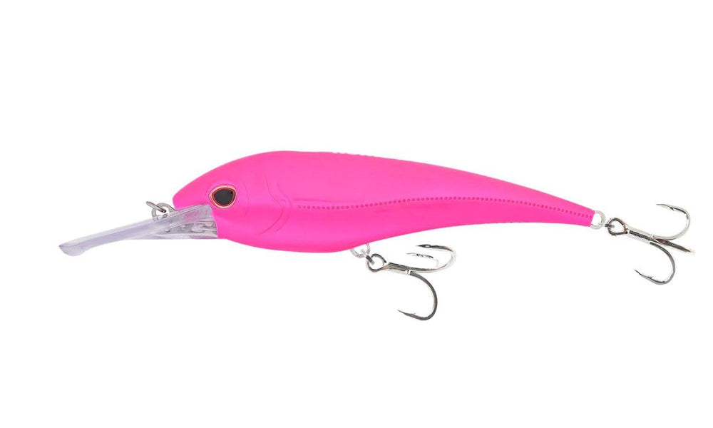 Nomad Design DTX Minnow 180 hot pink lure for saltwater trolling, precise dives