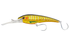 Nomad Design DTX Minnow 200 deep-diving action ideal for tuna and big-game trolling.