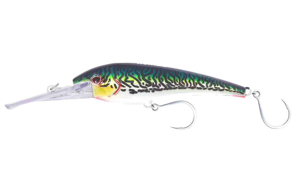 Nomad Design DTX Minnow 200 deep-diving profile enables long offshore casts.