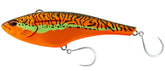 Nomad Design Madmacs orange-mackerel lure front view, ideal for offshore trolling success.