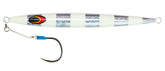 Nomad Design Streaker 120G with silver glow stripe attracts deep-water predators.