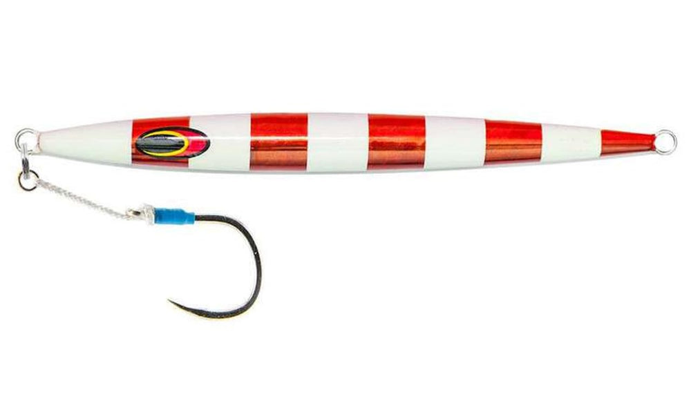 Nomad Design Streaker 420g Crimson Tide lure for deep-water jigging and predator targeting