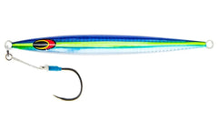 Nomad Design The Streaker Fusilier, side view, compact profile mimics sand eels.
