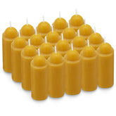 NOMFIX 15-hour beeswax candle, 3.5-inch, lantern-ready for clean burn.
