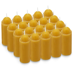 NOMFIX 15-hour beeswax candle, 3.5-inch, lantern-ready for clean burn.