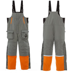 Nordic Legend bib pocket closeup featuring large pockets for devices.