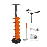 Nordic Legend Hardware Lite E-Drill Combo overview shows the full ice drilling setup.