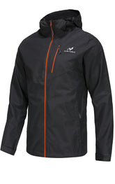 NORDIC OUTLAND mens rain jacket with mesh lining for all-day outdoor comfort