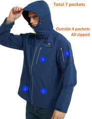 Nordic Outland jacket hood-adjustment close-up showing customizable weather seal during outdoor use