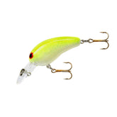 Norman Deep Tiny N White Chart crankbait front view for precise casting and visibility.