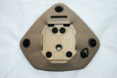 Norotos Universal Shroud 3-Hole Mount secures NVG alignment on ballistic helmets