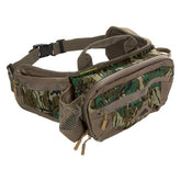 North Mountain Gear camouflage fanny pack front pocket for easy tool access.