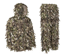 North Mountain Gear ghillie suit hooded jacket improves camouflage in woodland environments